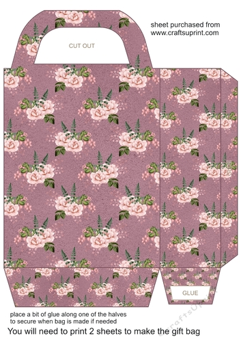 Floral gift bag 5