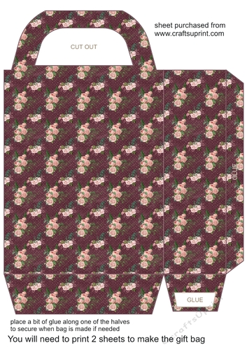Floral gift bag 8