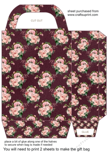 Floral gift bag 9