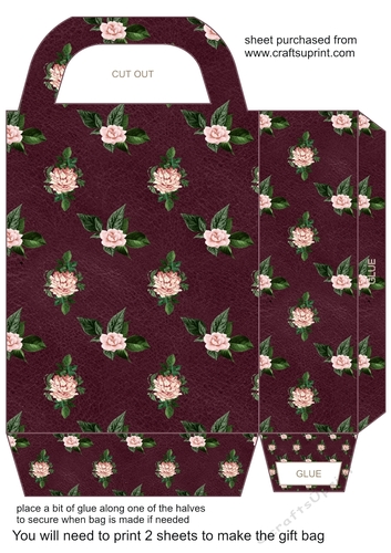 Floral gift bag 10