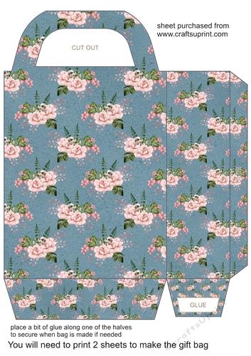Floral gift bag 11
