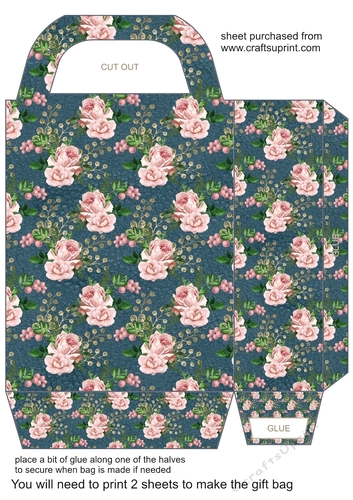 Floral gift bag 12