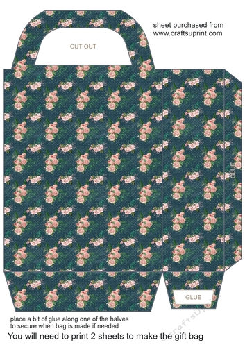 Floral gift bag 13