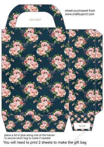Floral gift bag 14