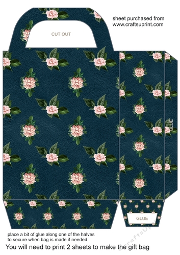 Floral gift bag 15