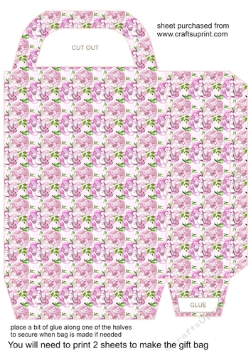 Summer floral gift bag 5