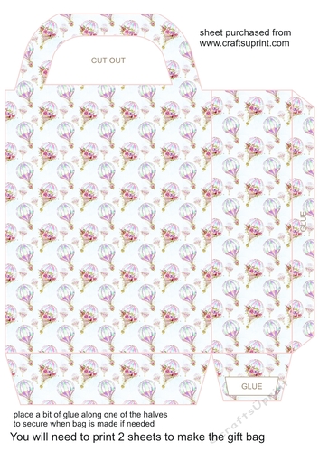 Summer floral gift bag 6