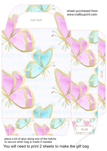 Summer floral gift bag 9