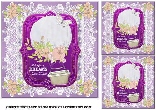 3 Let you dreams take flight card fronts/toppers 2