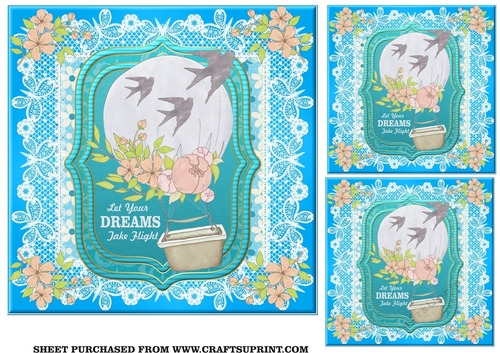 3 Let you dreams take flight card fronts/toppers 4