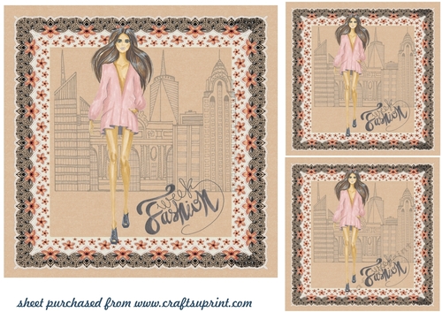 3 Fashion week card fronts/toppers 1