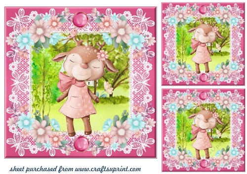 3 Take time to smell the flowers card fronts/toppers 1