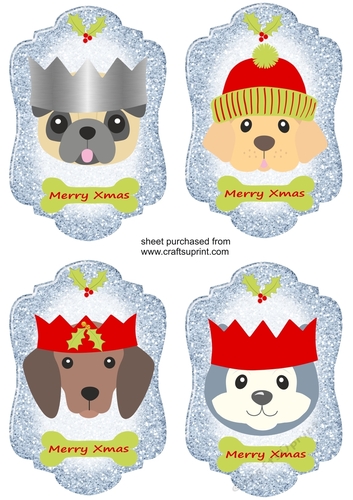 4 Cute Christmas dog toppers 2