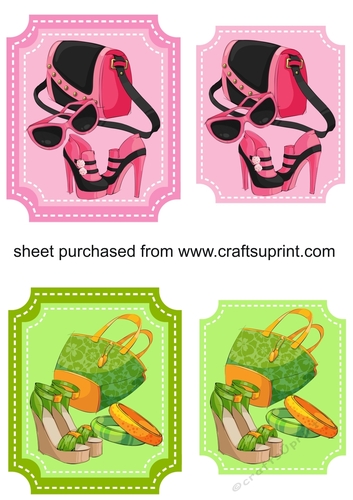 pink and green ladies accessories toppers