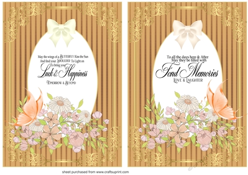 2 Floral verse card fronts