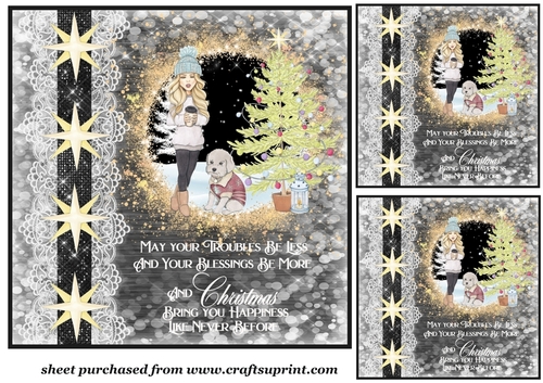3 The magic of Christmas card fronts/toppers 1