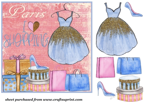I love shopping card front