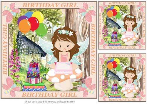 3 Butterfly birthday girl card fronts1