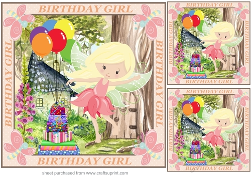 3 Butterfly birthday girl card fronts 4