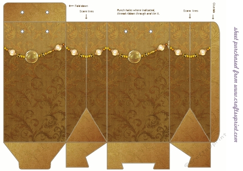 Gold  bead pinch bag 