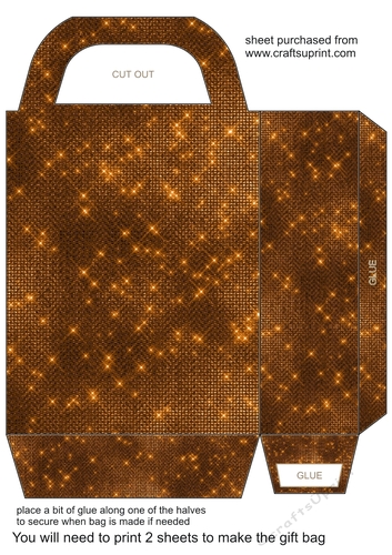 Halloween sparkles gift bag