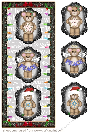 Christmas critters trio card front 2