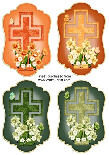 Orange and Green sympathy toppers