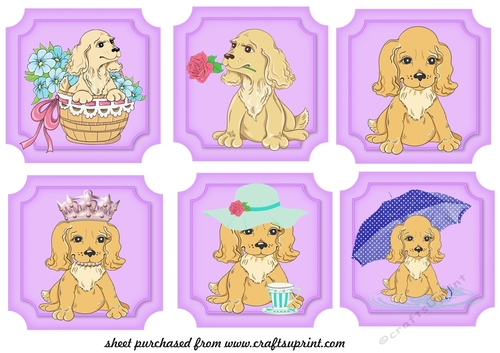 6 Cute pup toppers