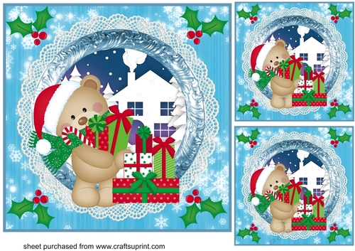 3 Delivering presents card fronts/toppers 1