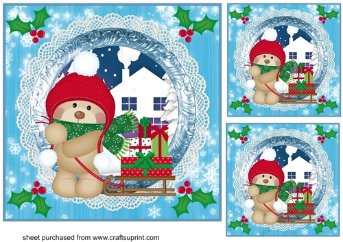 3 Delivering presents card fronts/toppers 2
