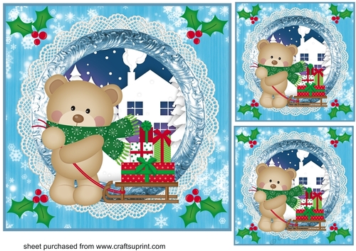 3 Delivering presents card fronts/toppers 3