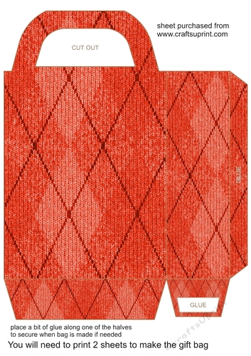 Orange jumper gift bag 2