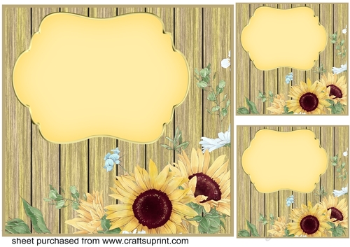 3 Floral wood card fronts/toppers(blank) 2