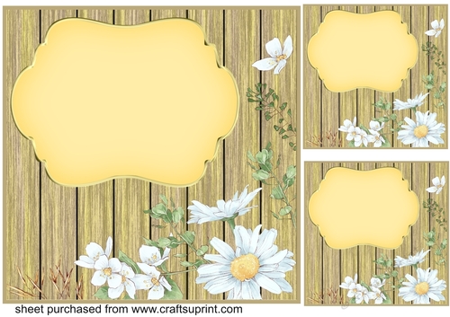 3 Floral wood card fronts/toppers(blank) 4