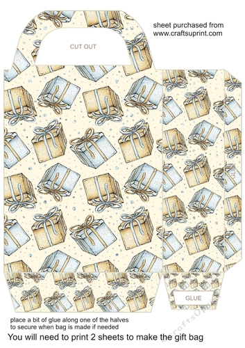 Christmas presents gift bag
