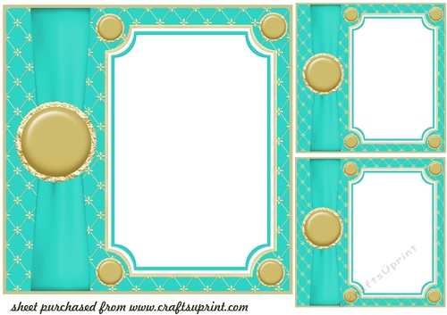 3 Jade card front/topper blanks 2