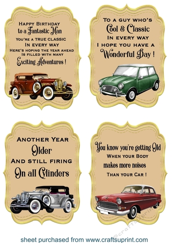 4 Classic car toppers