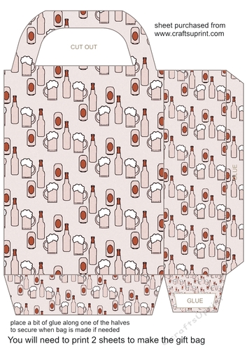 Beer themed gift bag 1