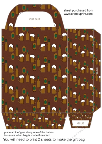 Beer themed gift bag 2