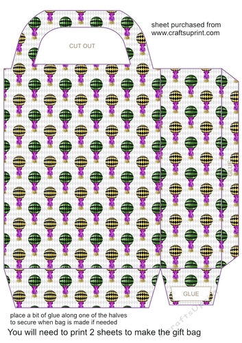 Mardi Gras Gift bag 3