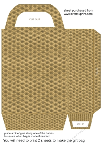 Bee themed gift bag 5