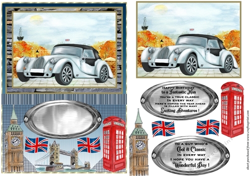 Best of British card front A