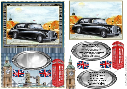 Best of British card front B