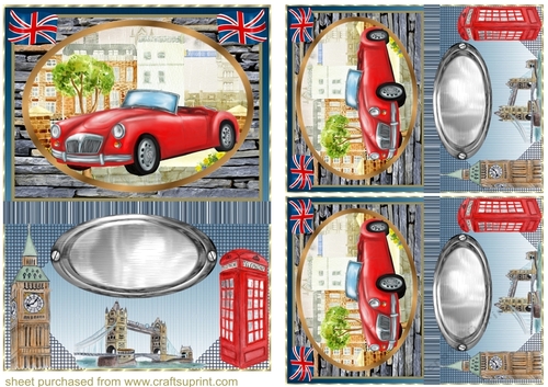 3 Best of British card front/topper (value sheet) 3