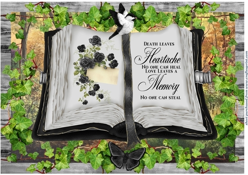 Black sympathy topper 4