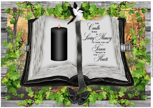 Black sympathy topper 5