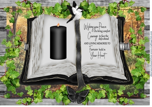 Black sympathy topper 8