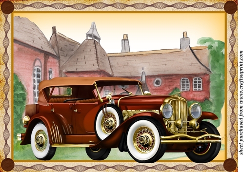 Large vintage car topper 1