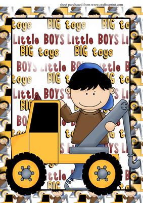 A4 Aprox Little Boy Big Toy Topper 1