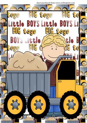 A4 Aprox Little Boy Big Toy Topper 2